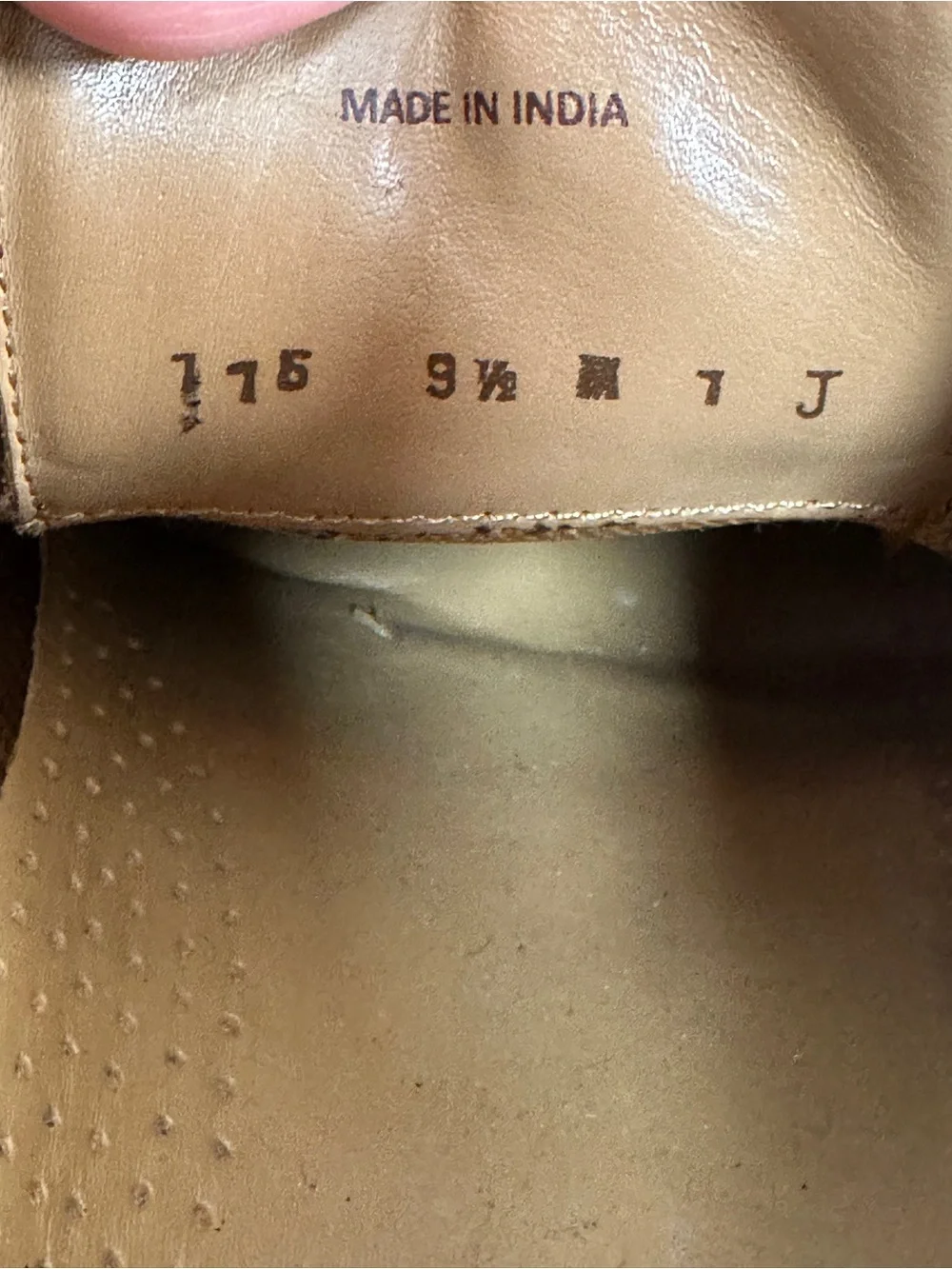 Cole Haan Grand.OS Brown Leather Apron Toe Derby Dress Shoes Men’s 9.5M